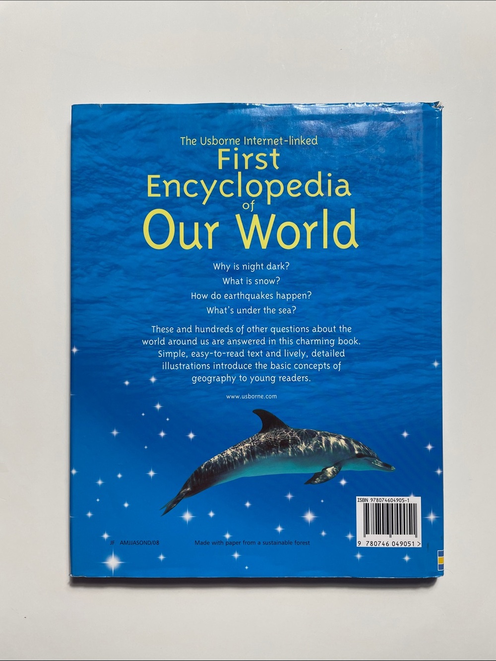 🍋 4/$20 Usborne First Encyclopedia of Our World | Kids Books, Childrens Book - Picture 2 of 4